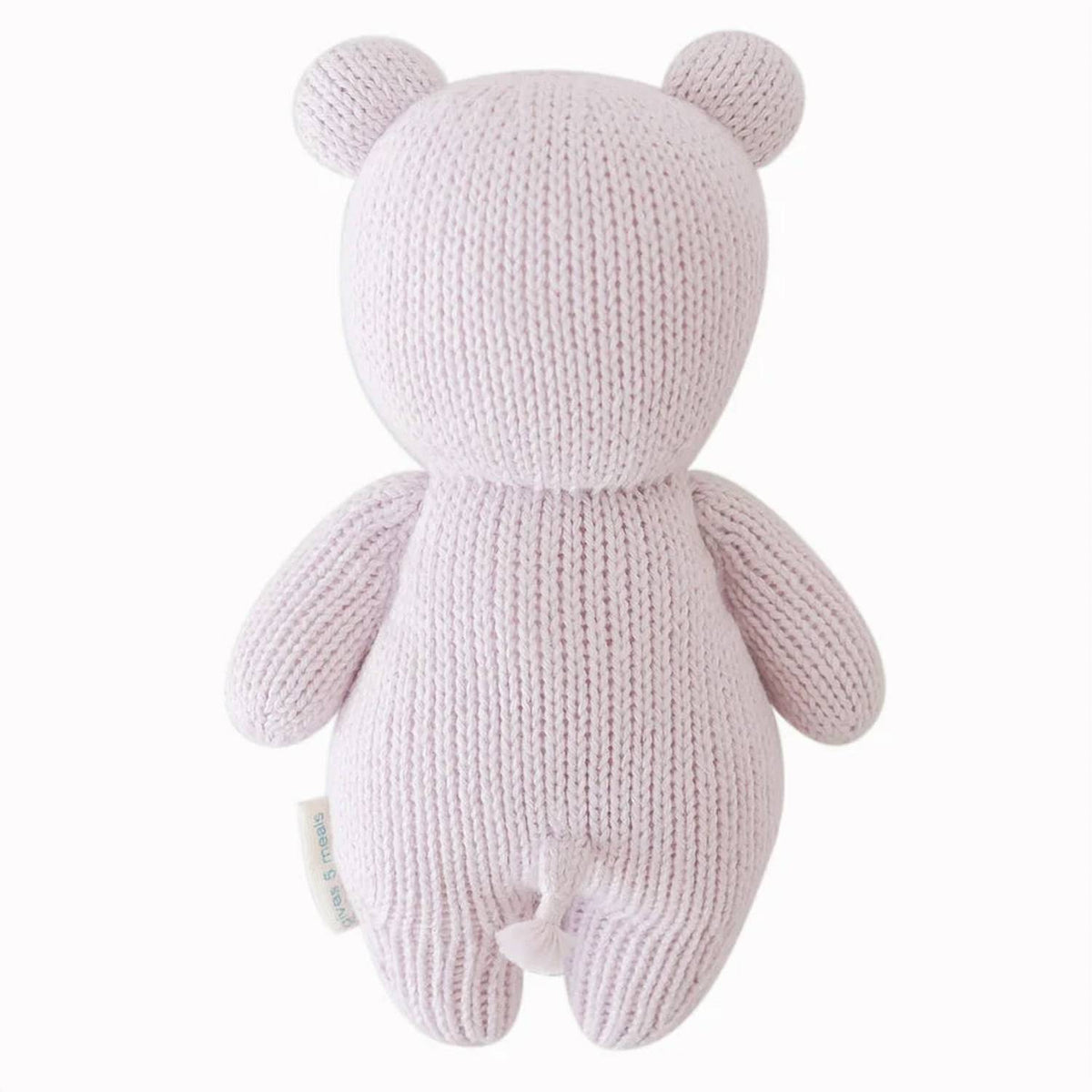Kids Hand Knit Baby Hippo Stuffed Toy