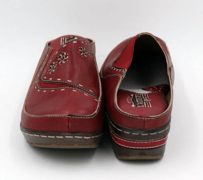 Women's Chino Leather Clogs
