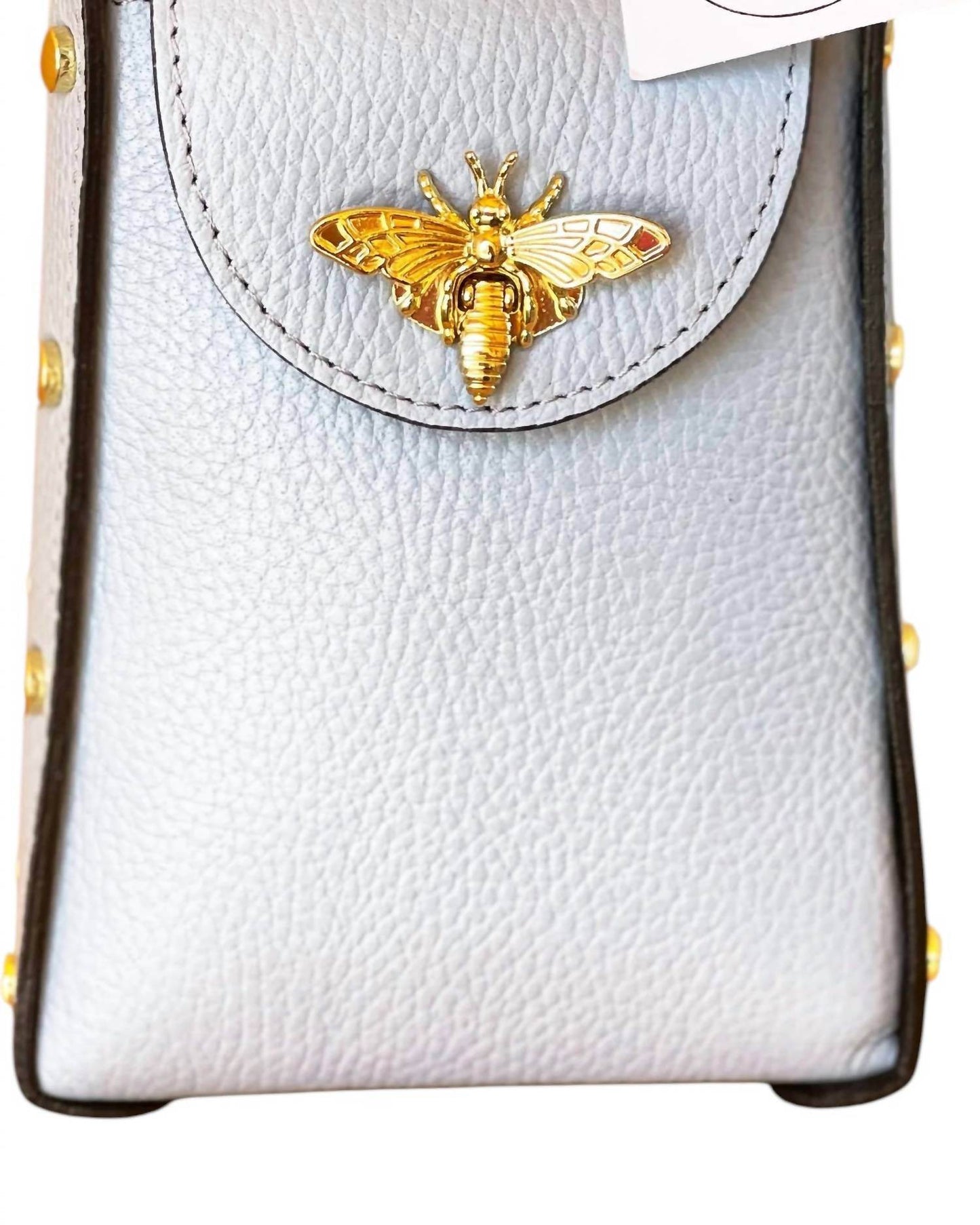 Jijou Capri - Women's Bumblebee Leather Cellphone Case Bag - Rack Hunt -