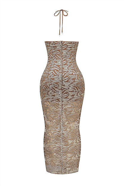 House of CB - Giada Embroidered Sequin Gown - Rack Hunt