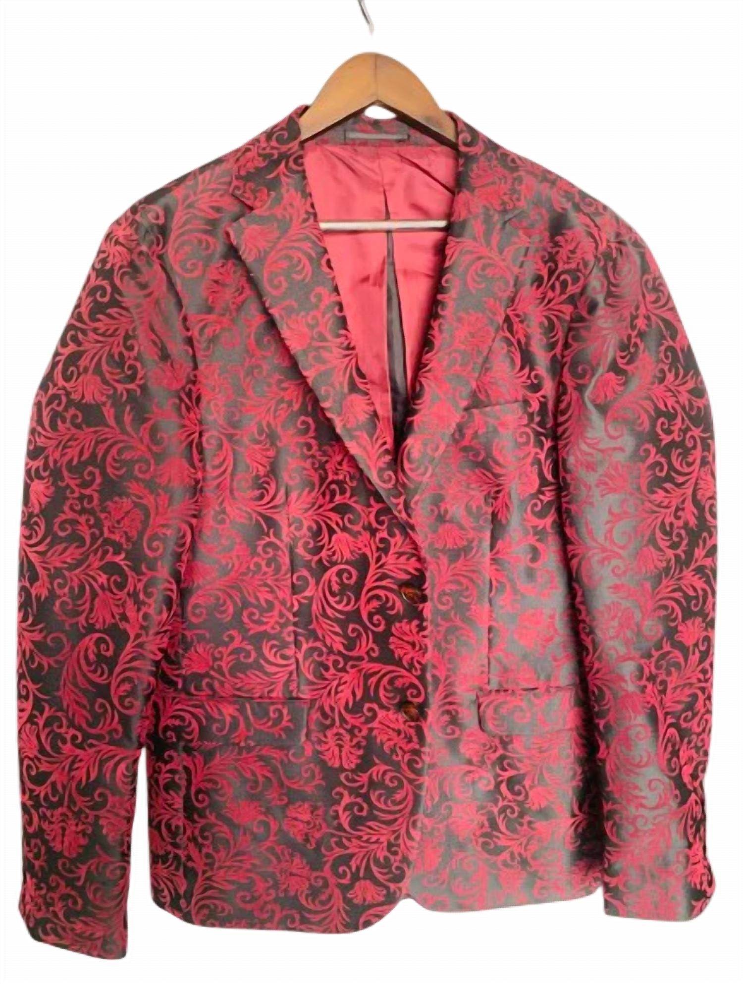 Carlos Amorin - Men Jacquard Floral Blazer - Rack Hunt -