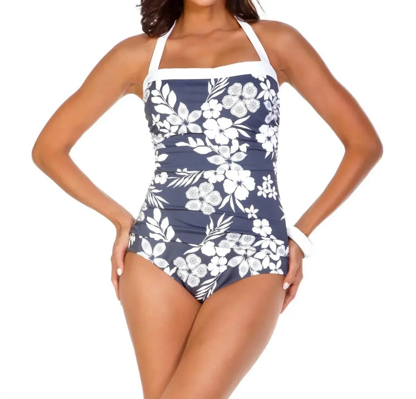 Shape Solver - Bandeau Halter One Piece Swimsuit - Rack Hunt