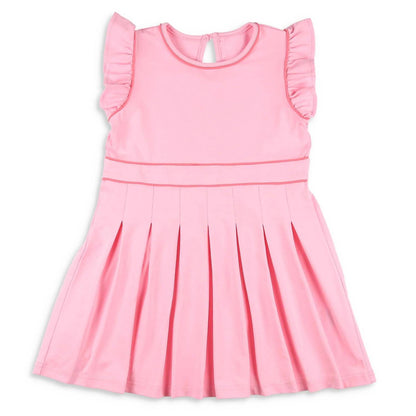 Girls Petal Pleated Dress