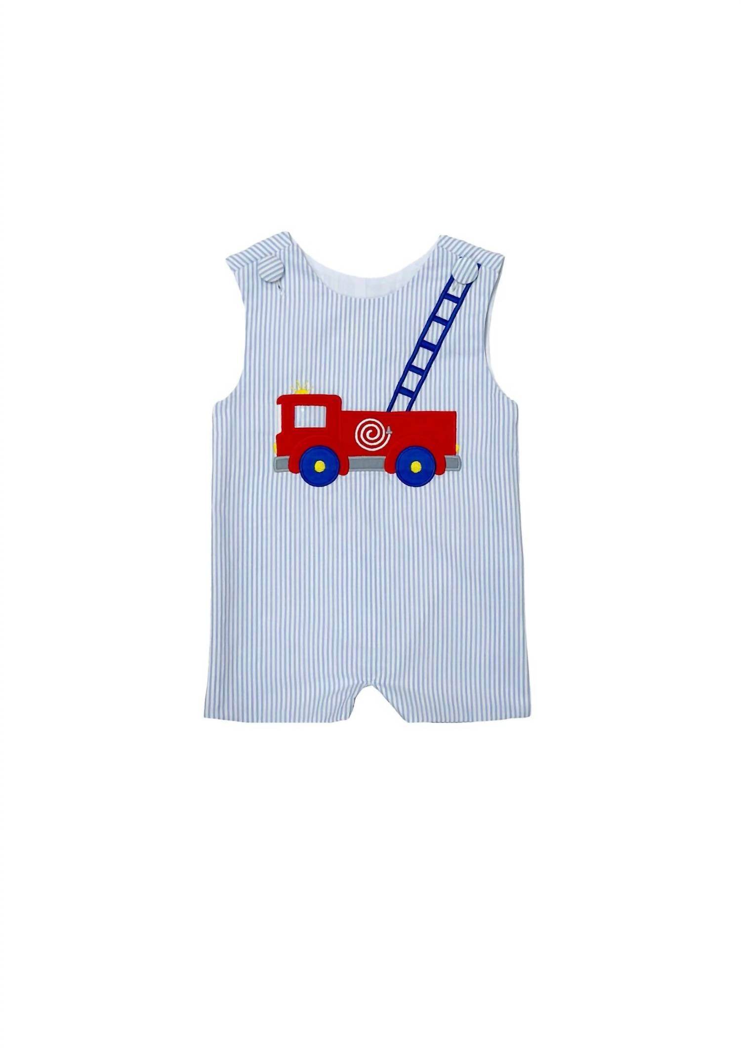 Zuccini Kids - Boy's 18-24 Months Fire Truck Shortall - Rack Hunt