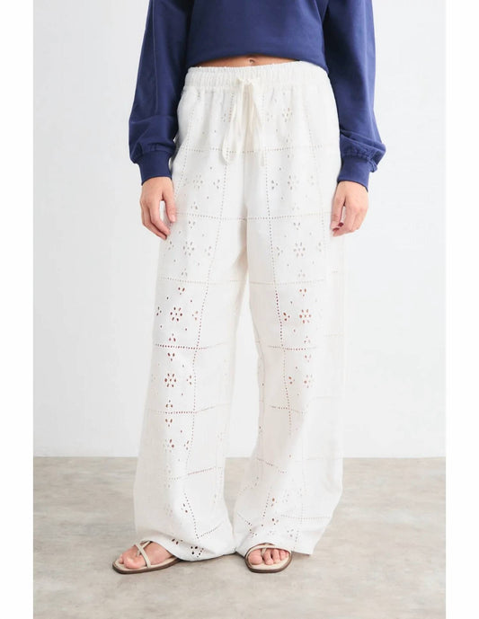 Java Embroided Wide Trousers