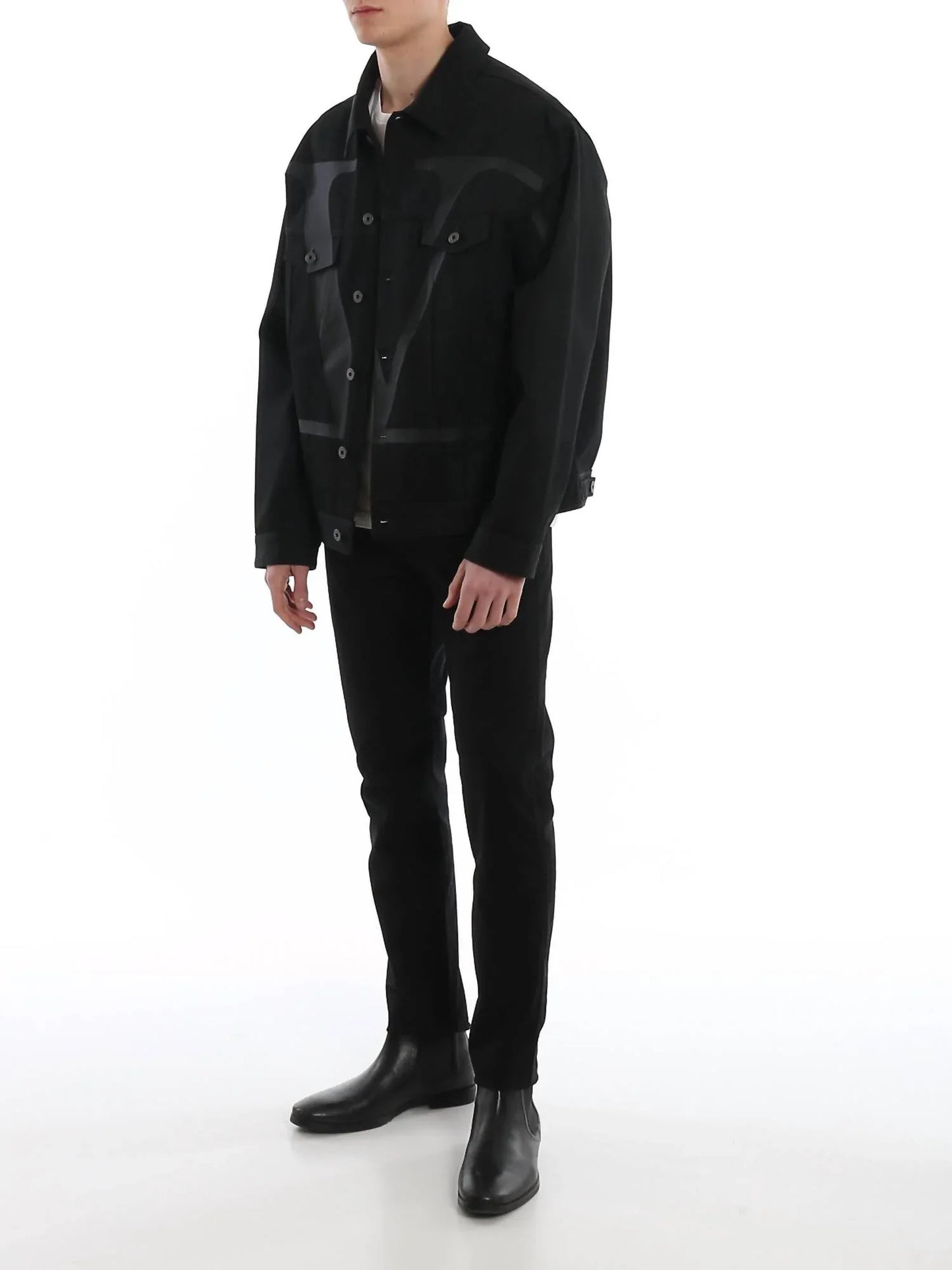 Valentino - Unisex - Vlogo Denim Jacket - alternate view - Rack Hunt