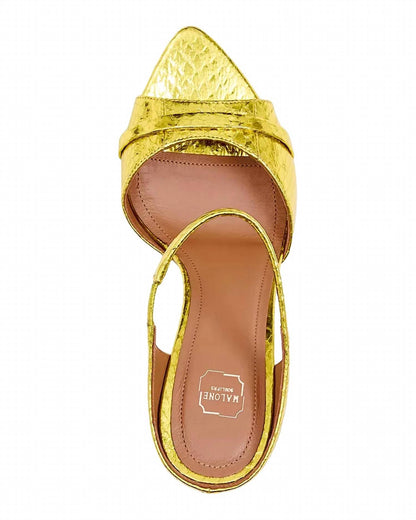 Women's Una Croc Embossed Slide Sandals