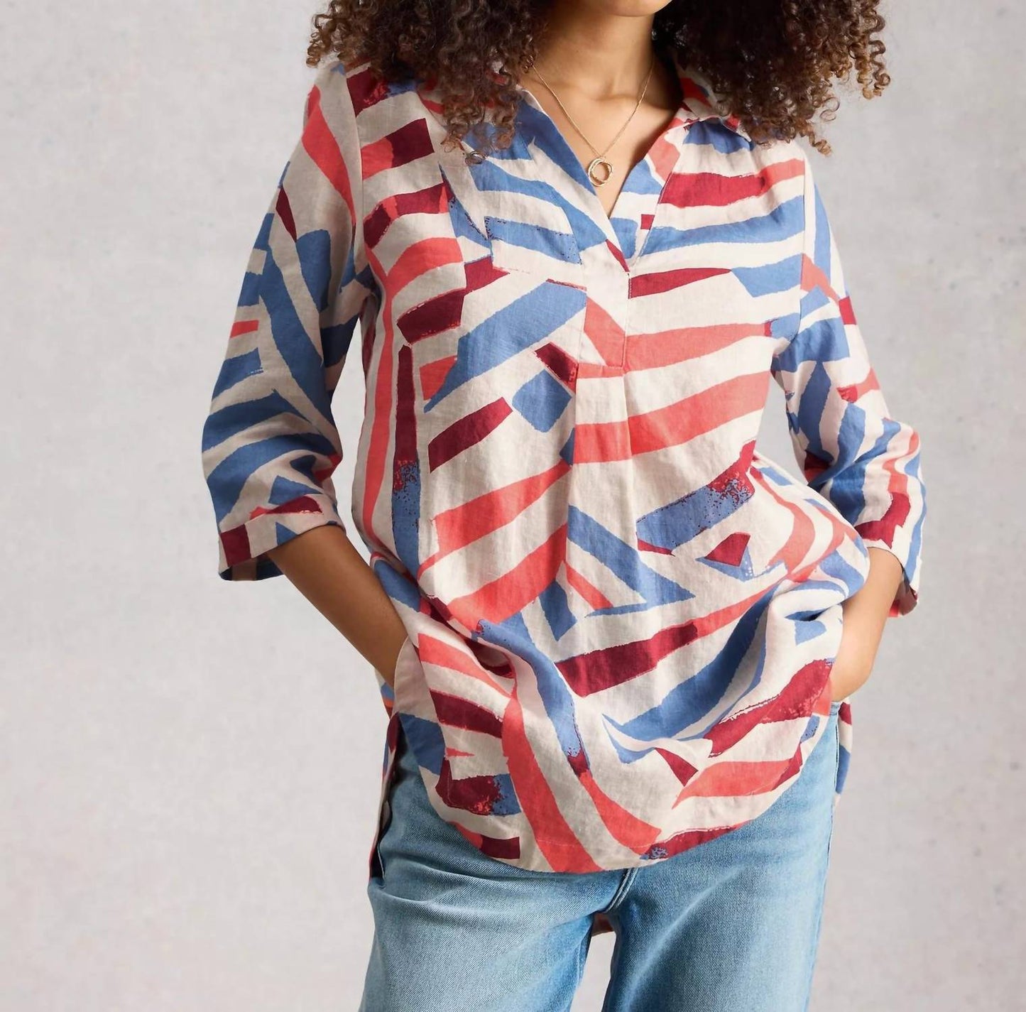 Bianca Linen Tunic
