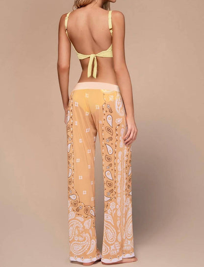 Violet Oasis Wide Leg Pants