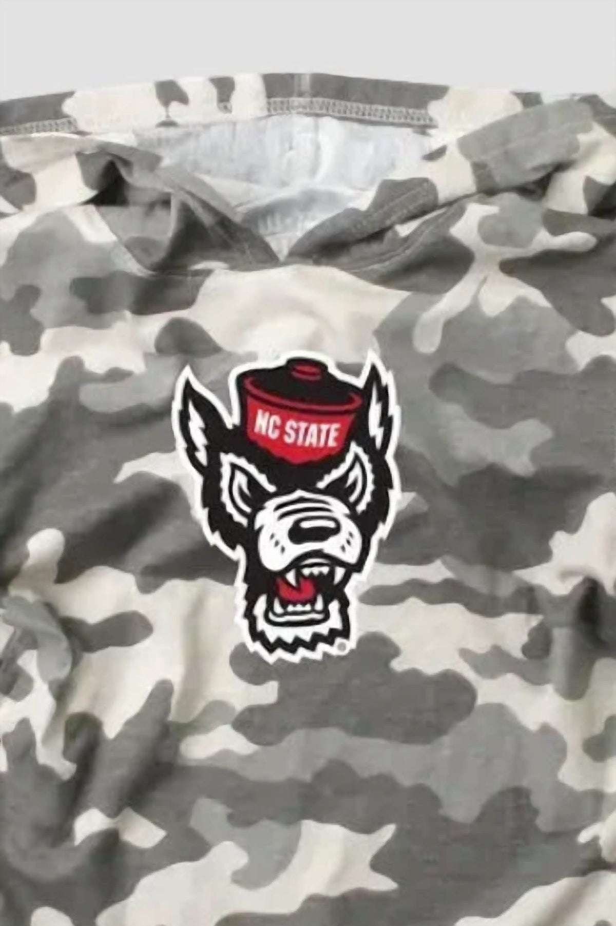 Kid's North Carolina State Camo Hoodie