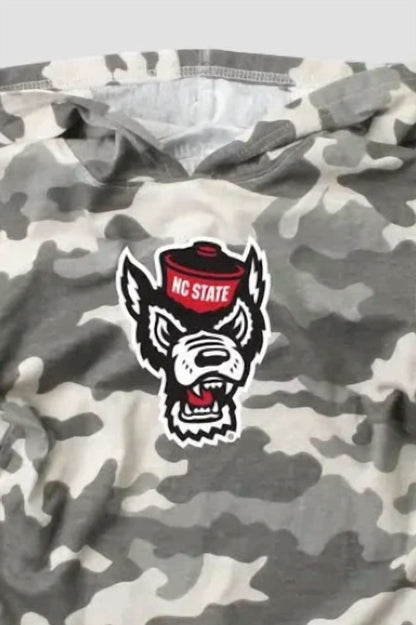 Kid's North Carolina State Camo Hoodie