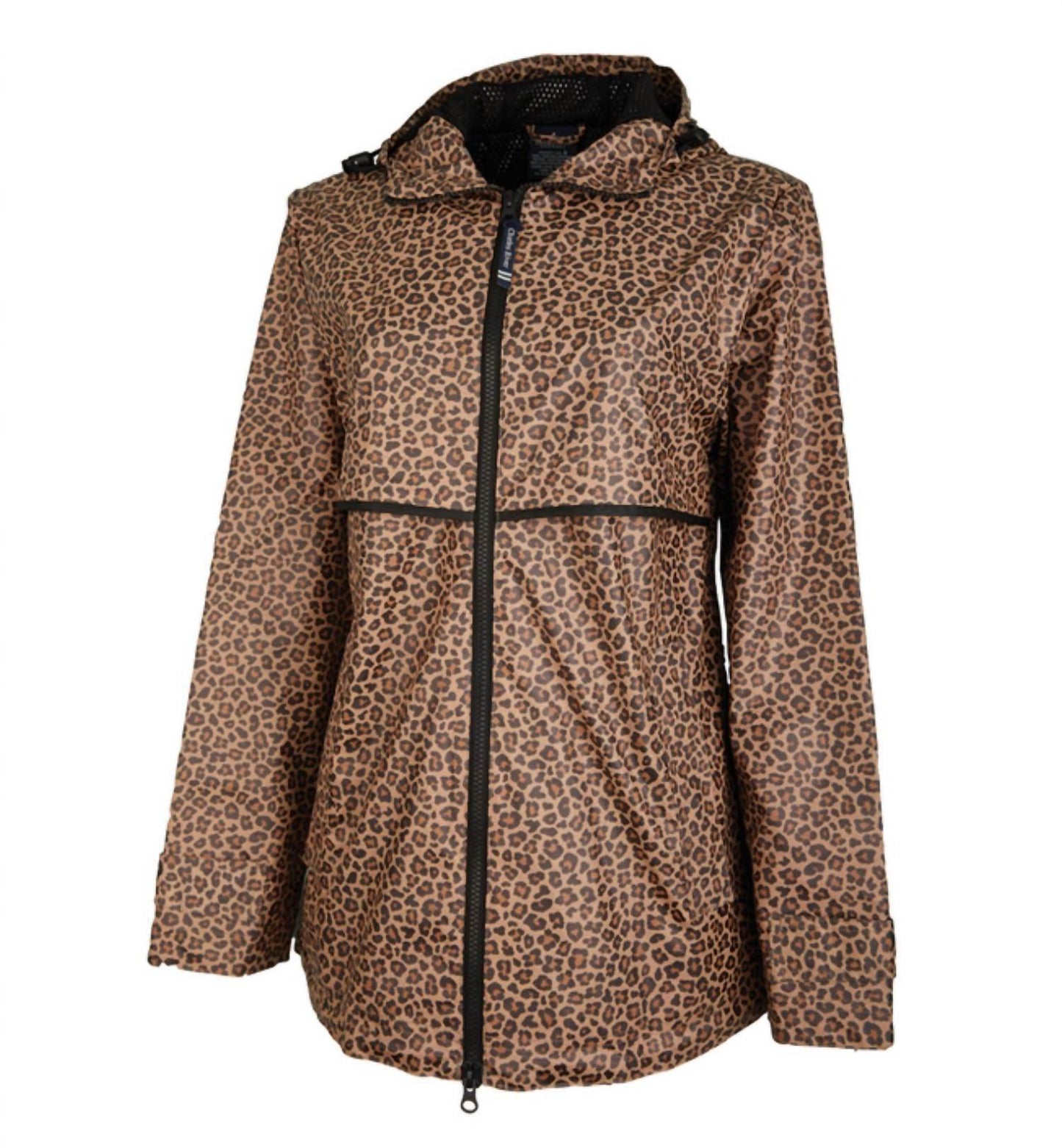 Charles River Apparel - Leopard Print New Englander Rain Jacket - Rack Hunt