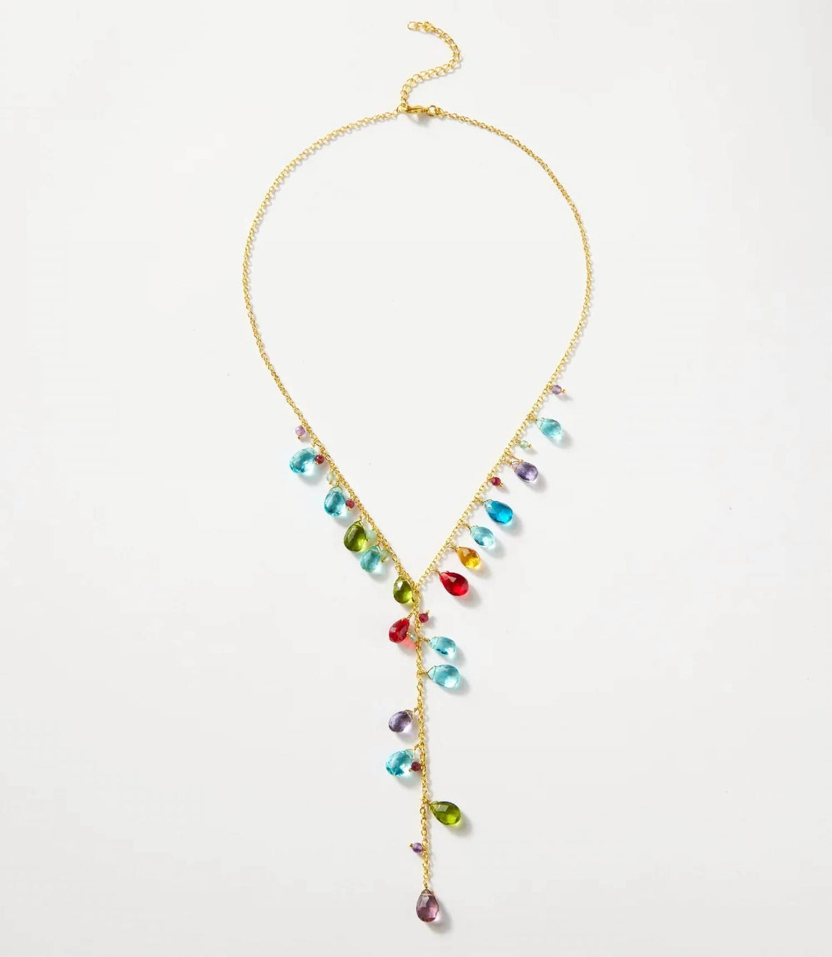 Women's Gemstone Lariat Necklace