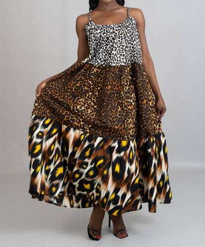 Animal Print Maxi Dress