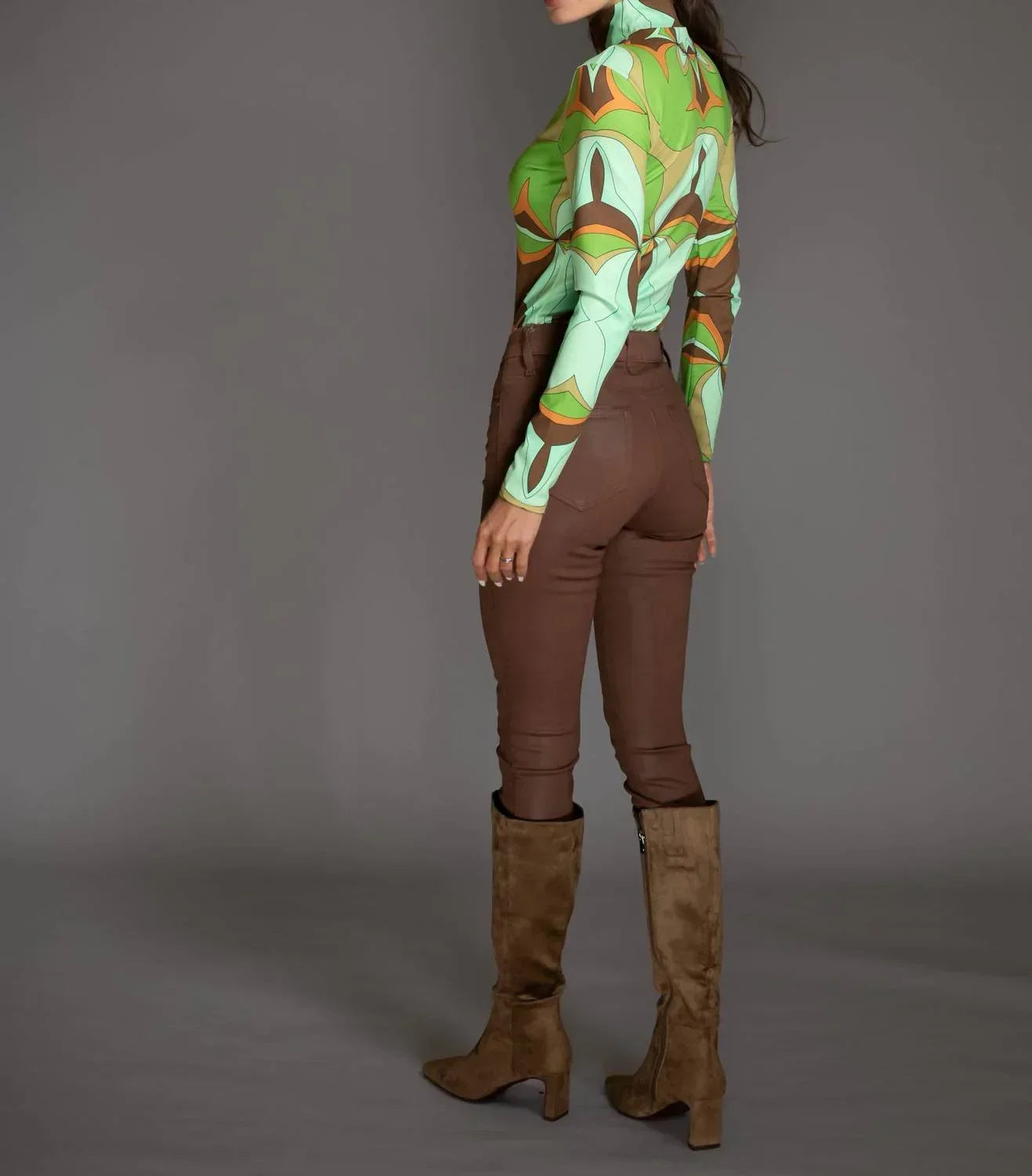 Nuvula - Long Sleeve Turtleneck Bodysuit - Rack Hunt