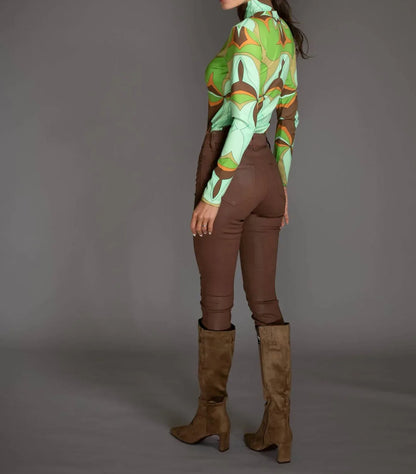 Nuvula - Long Sleeve Turtleneck Bodysuit - Rack Hunt