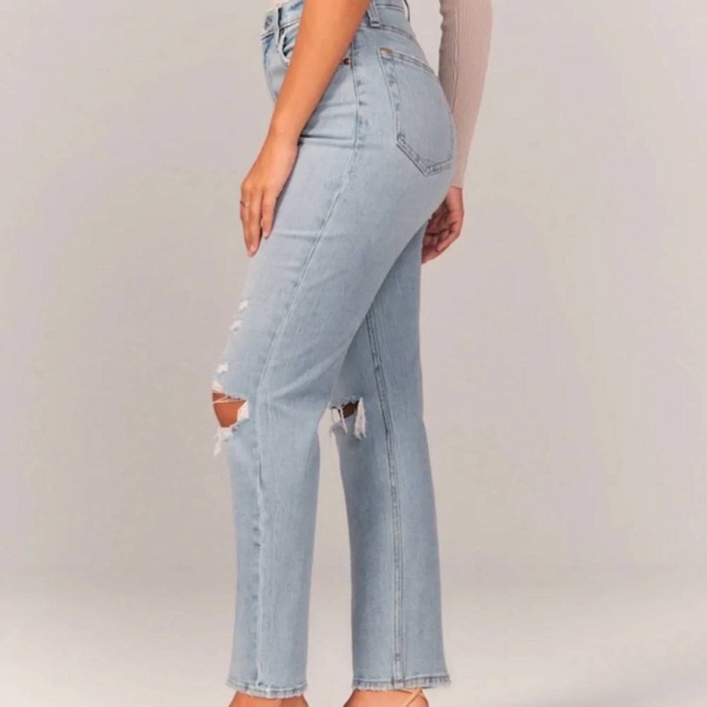 Curve Love Ultra High Rise Ankle Straight Jean
