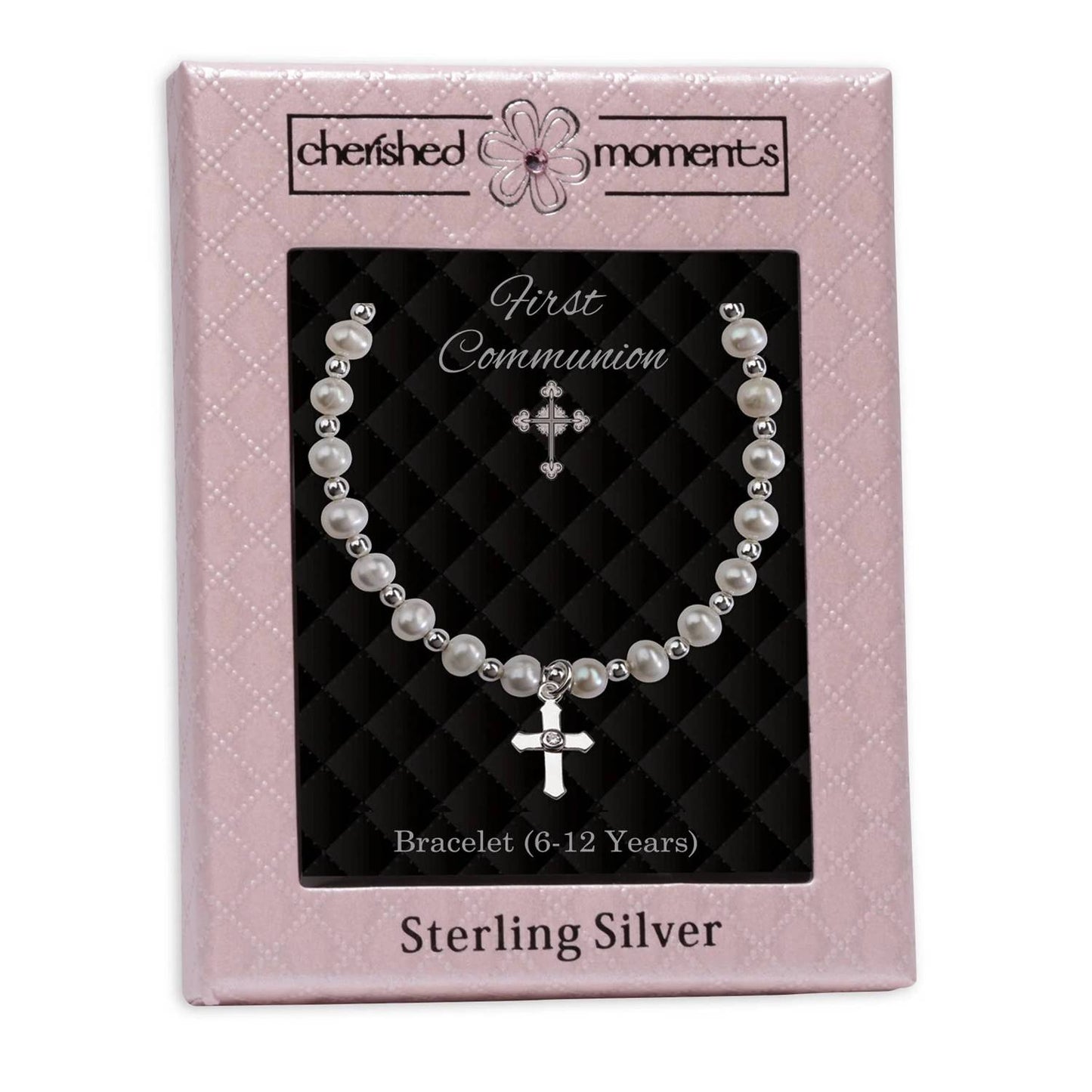 Girls First Communion Cross Bracelet