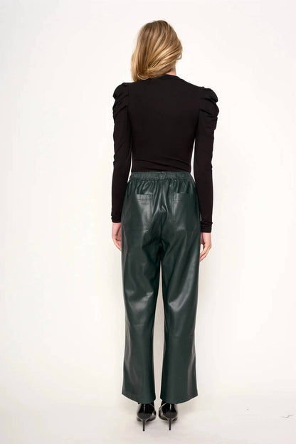 Bryan Faux Leather Pants