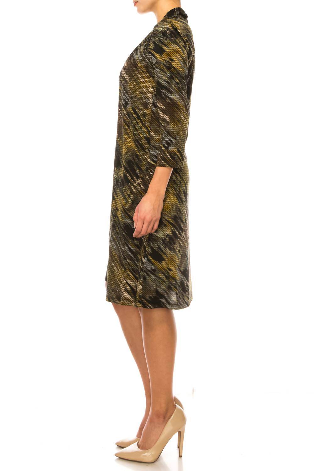 Connected Apparel - Open-front Faux Jacket Dress - Rack Hunt