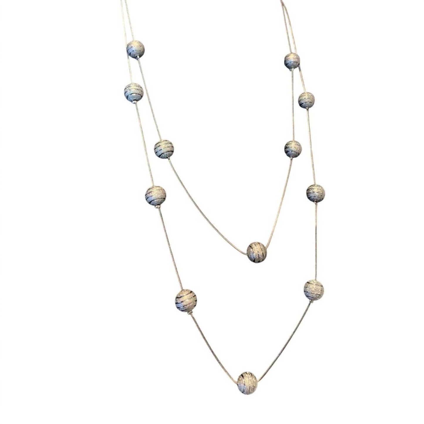 Must Haves by Paula - 4-pc Shiny Waterfall Beaded Opera Length Necklace - Rack Hunt -