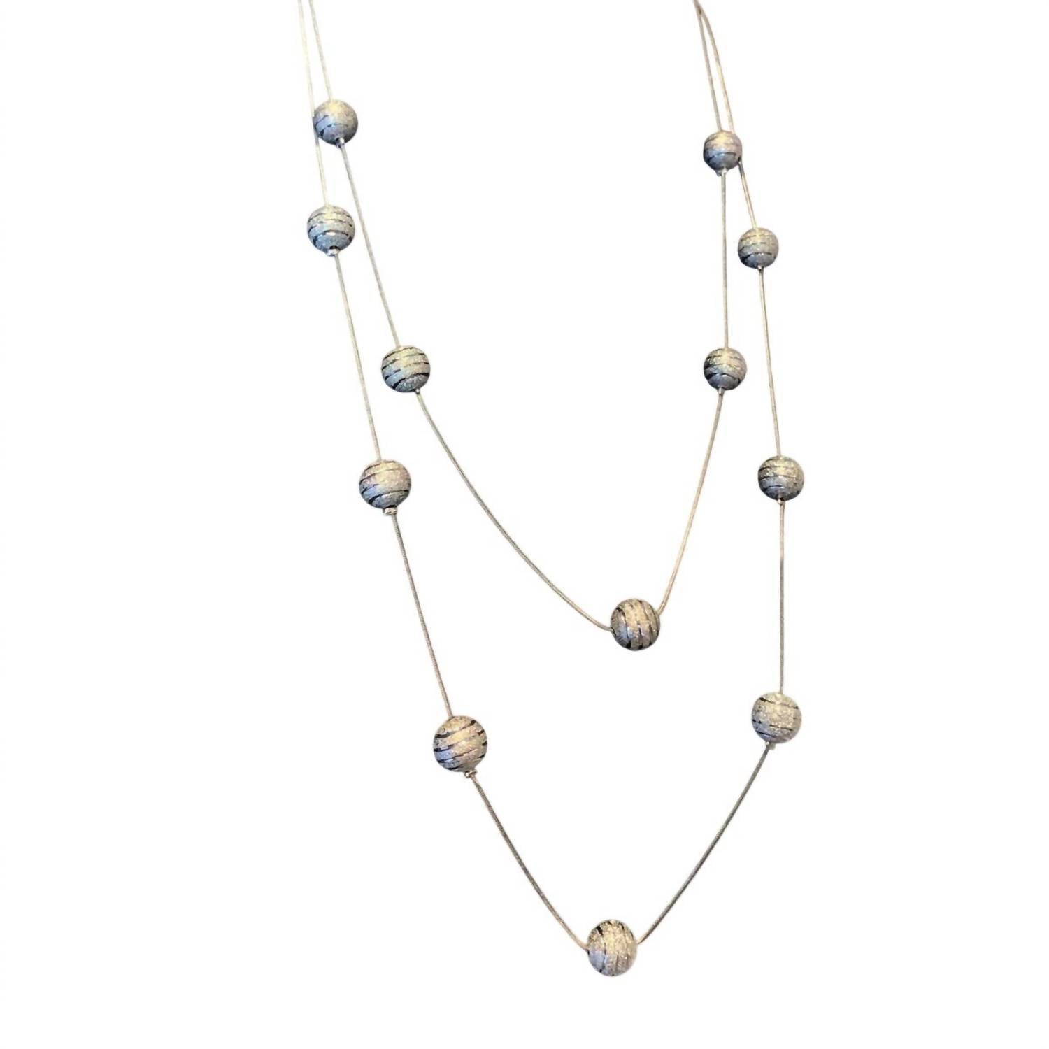 Must Haves by Paula - 4-pc Shiny Waterfall Beaded Opera Length Necklace - Rack Hunt -