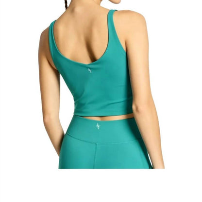 Women's V-neck Tempo Crop Bra