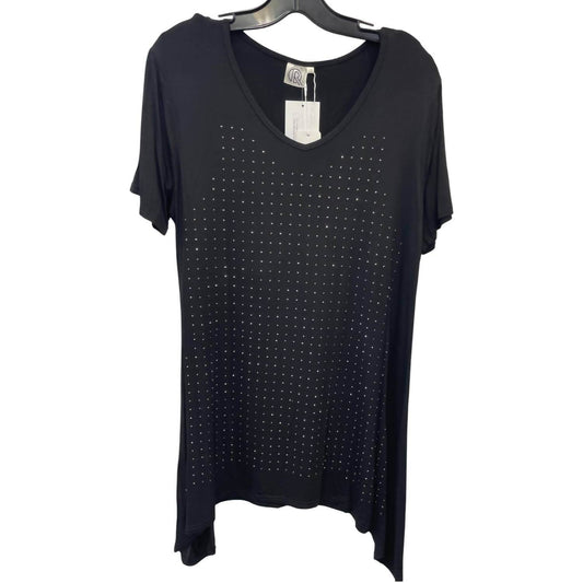Fashion Apparel - Women's Rhinestone Sharkbite Tunic - Rack Hunt