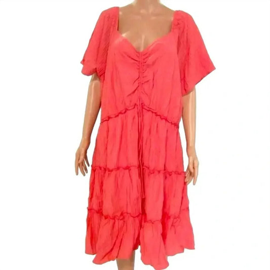 Lane Bryant - Women's Tiered Short Sleeve Dress - Rack Hunt