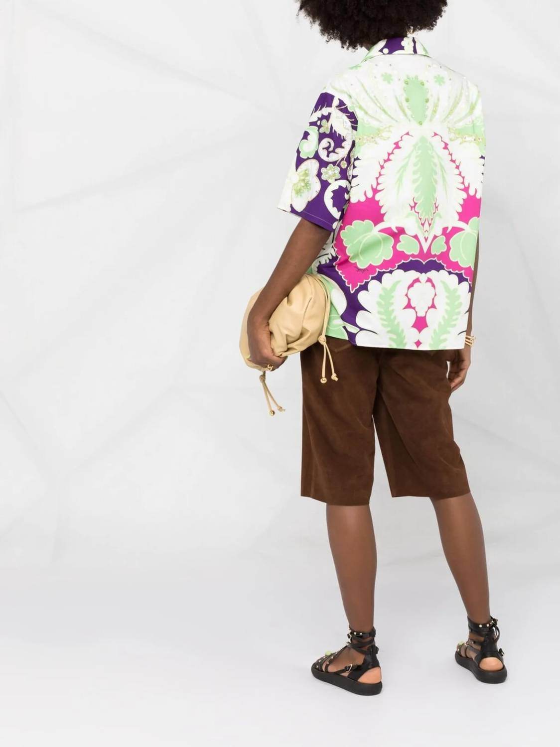 Valentino - Embellished Floral Print Shirt - Rack Hunt