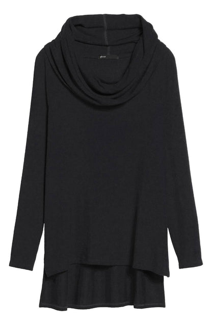 Convertible Neckline Cozy Fleece Tunic