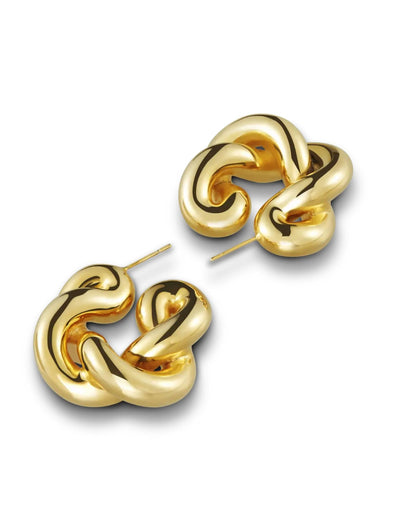Women's Twist Creoles Earrings