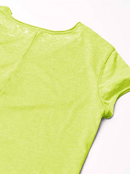 Women's Juniors Astrid Tie Front T Shirt