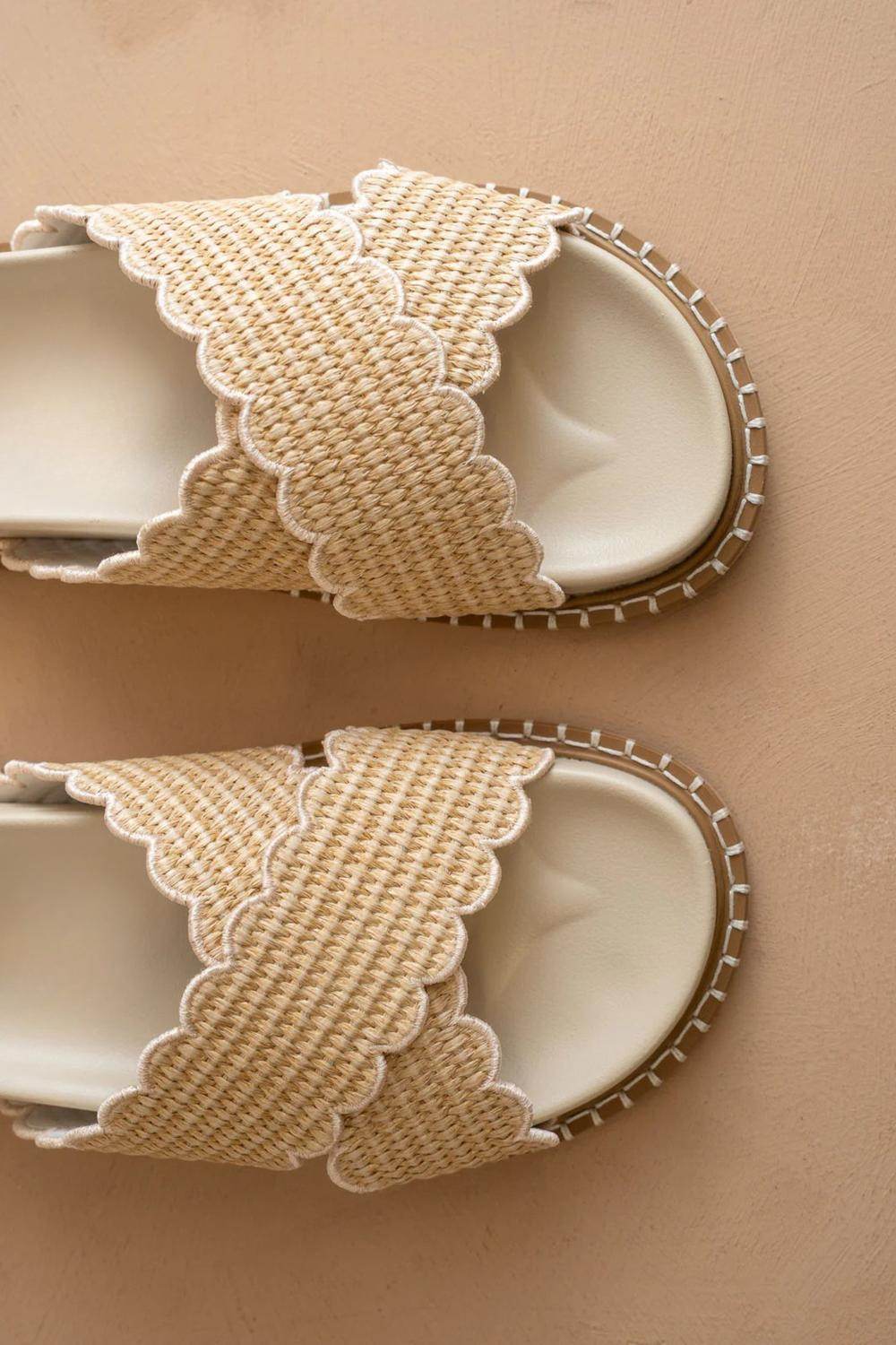 Lilbelle Charlotte - Women's Fabby Raffia Slide - Rack Hunt -