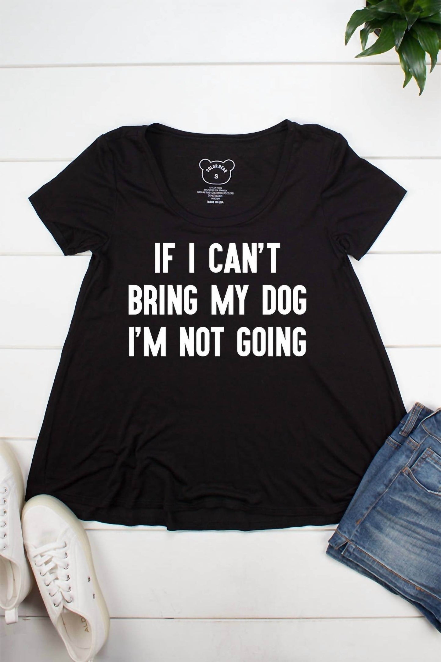 Color Bear - Women's If I Cant Bring My Dog - Rack Hunt -
