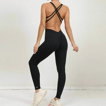 Rockstar Peach - Rosie Strappy Back Jumpsuit - Rack Hunt