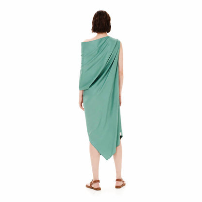 Asymmetrical Midi Dress