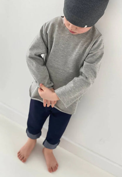 A Basic Brand - Kid's Denim Pants - side view - Rack Hunt