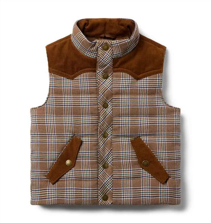 Kid's Saddle Ridge Western Puffer Vest