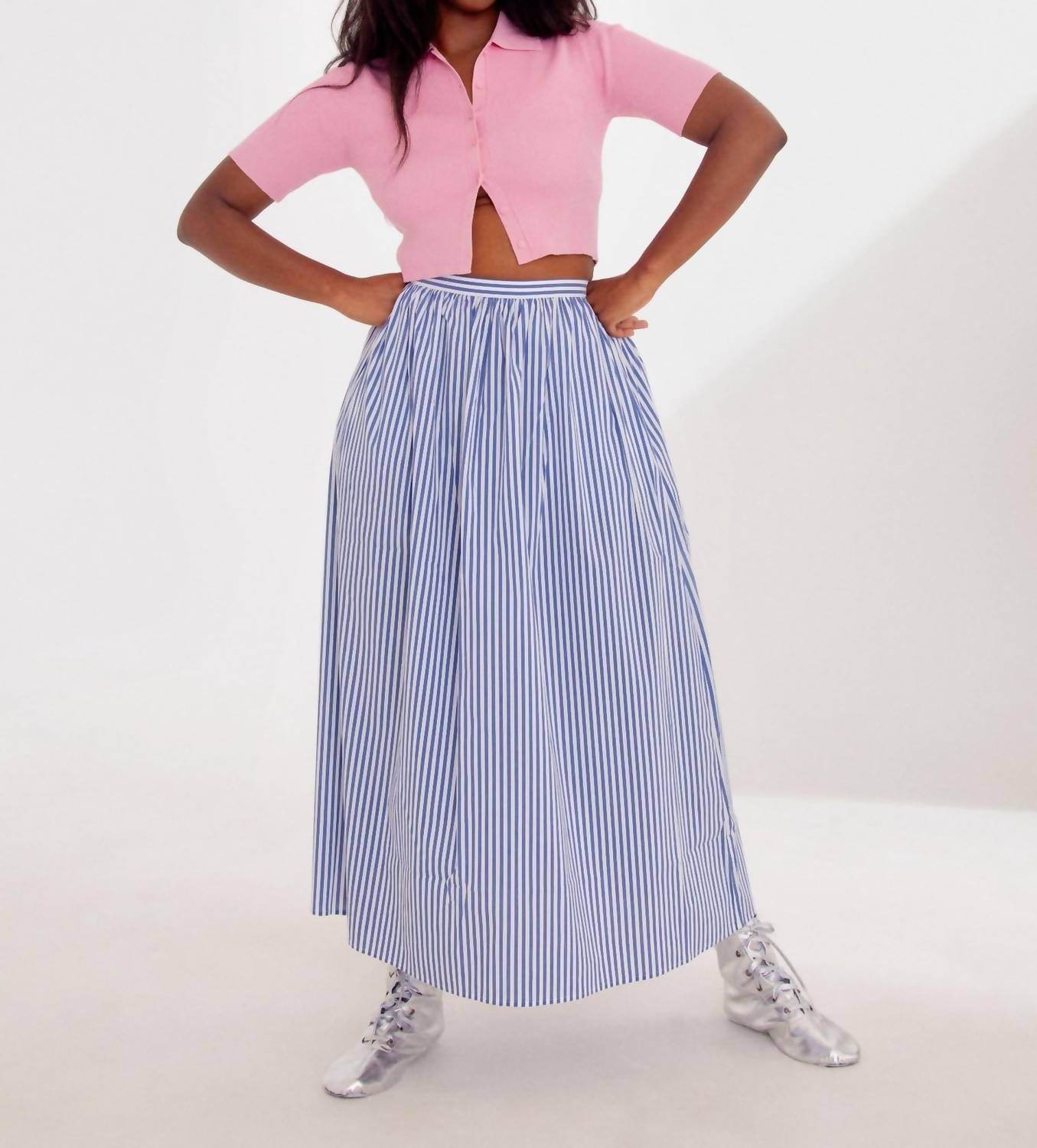 T.W.I.N. That’s What I Need - CROPPED COLLARED TEE - Rack Hunt -