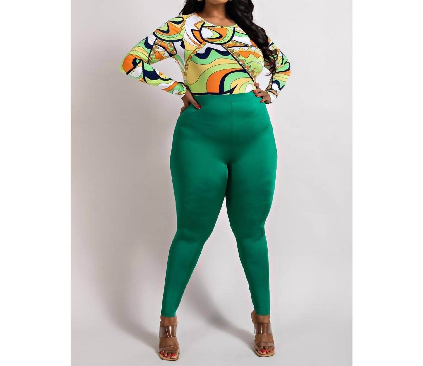 The Curve LA - Plus Size High Rise Leggings - Rack Hunt