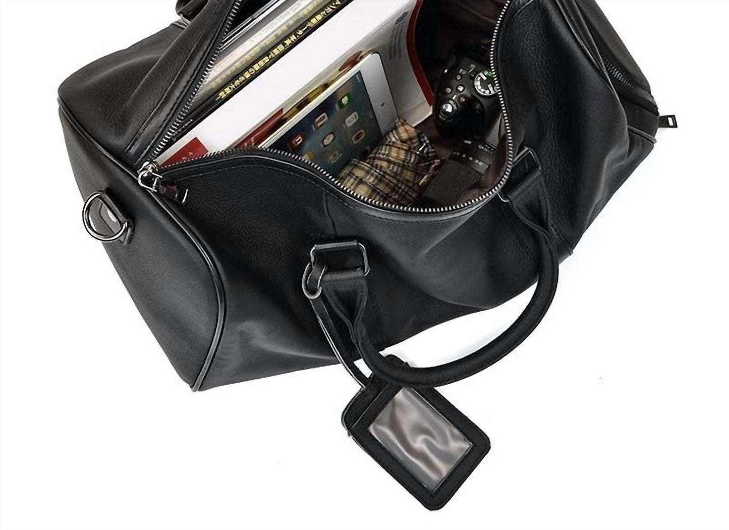 Steel Horse Leather - Men's Endre Weekender Vintage Leather Duffle Bag - Rack Hunt -