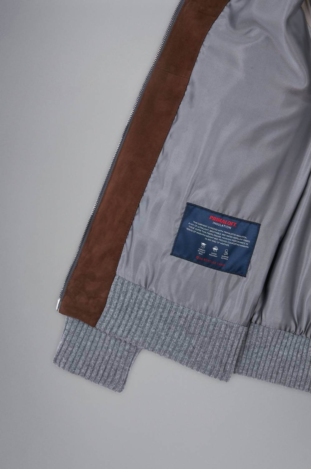 Paul & Shark - Riviera Re-wool Full Zip Sweater With Aqualeather Body - Rack Hunt -