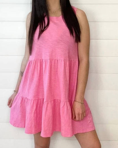 Tiered Knit Dress