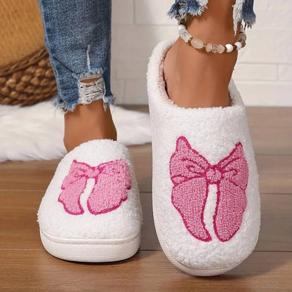 Girlie Girl - Girl's Cozy Bow Slippers - Rack Hunt