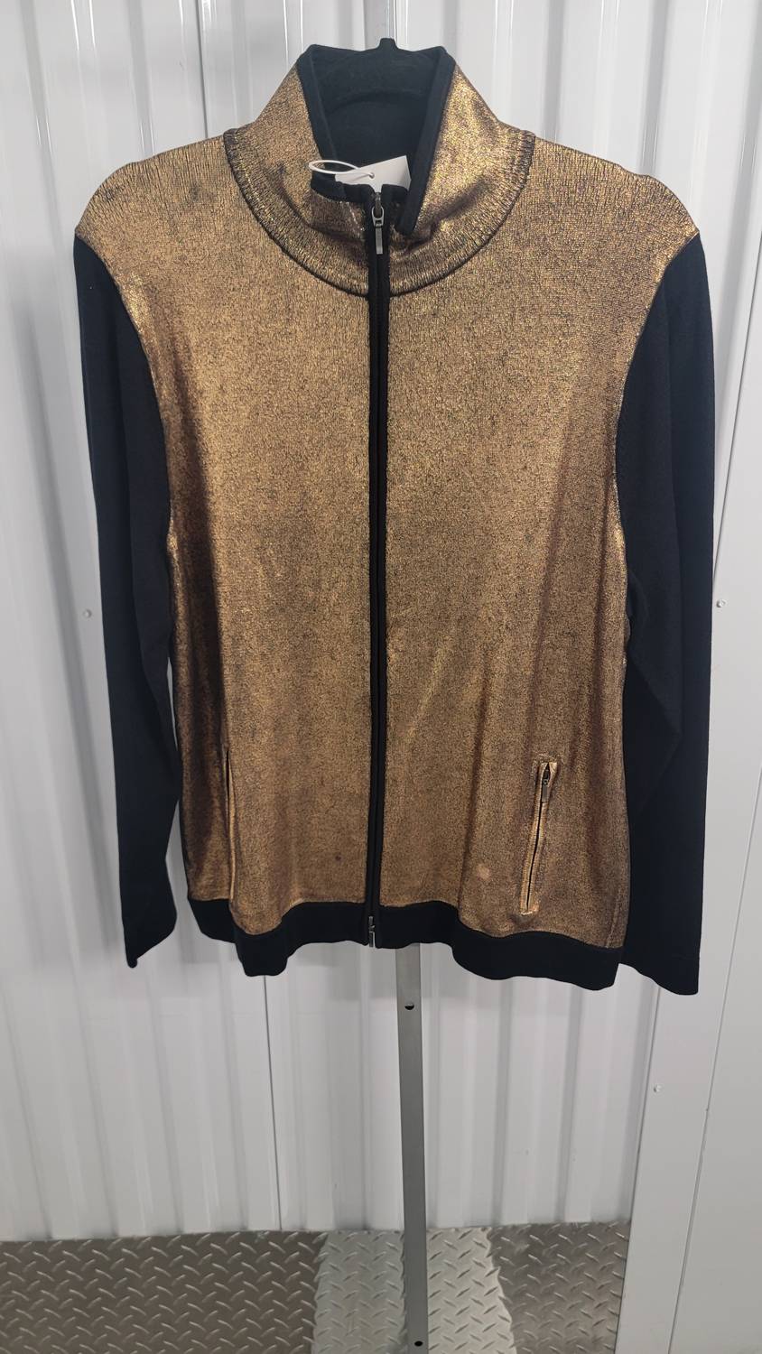 Foil Zip Front Jacket