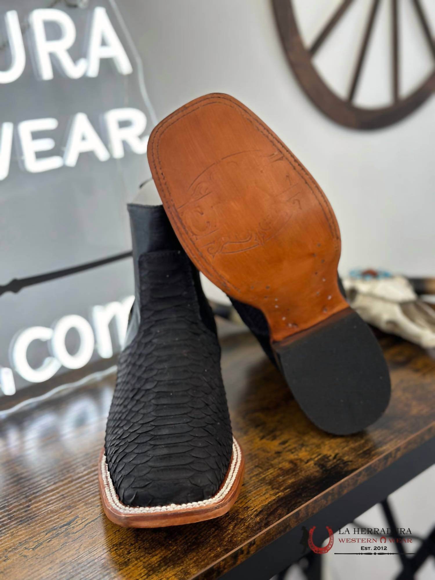 Caval - Women's Botin Exotico Python Boot - Rack Hunt -