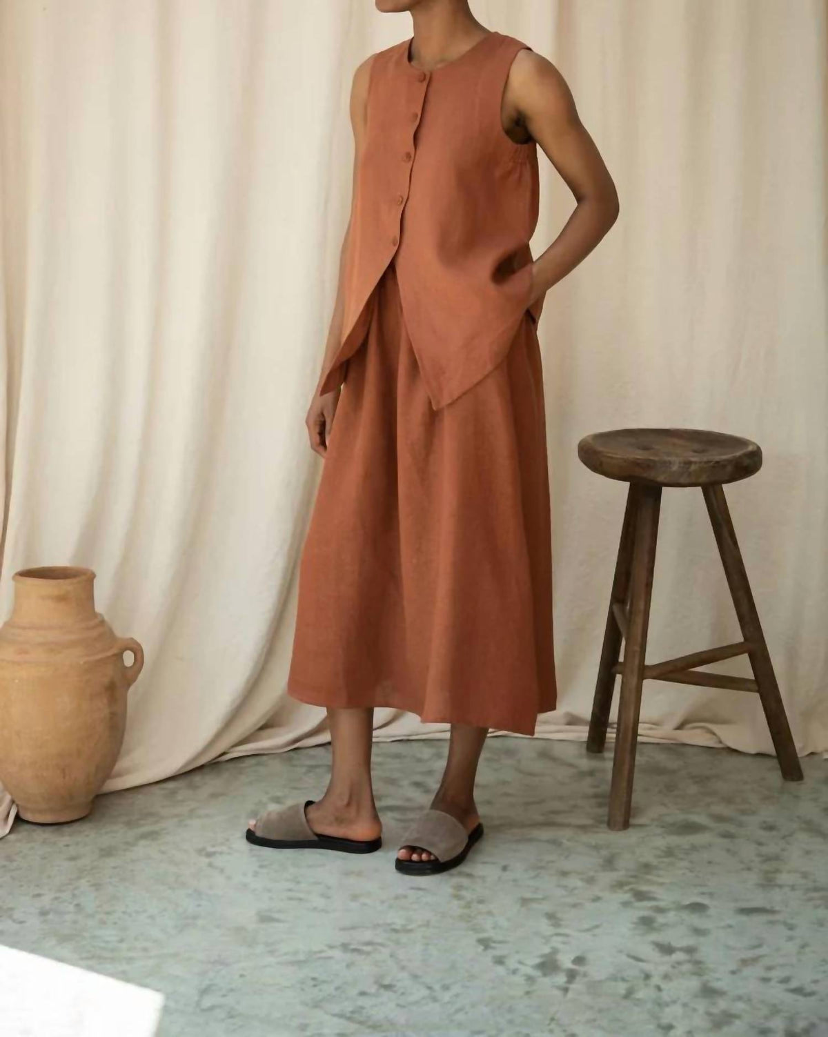 Lyla May Russet Skirt
