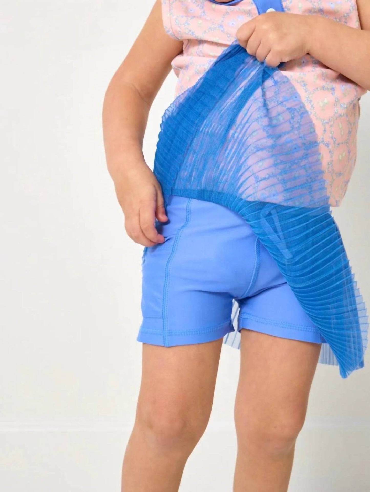 Pleated Tulle Skort