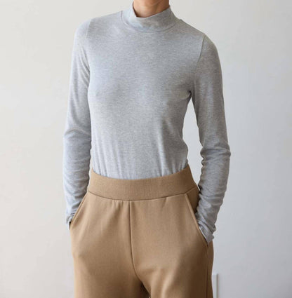 The Mock Neck Tee